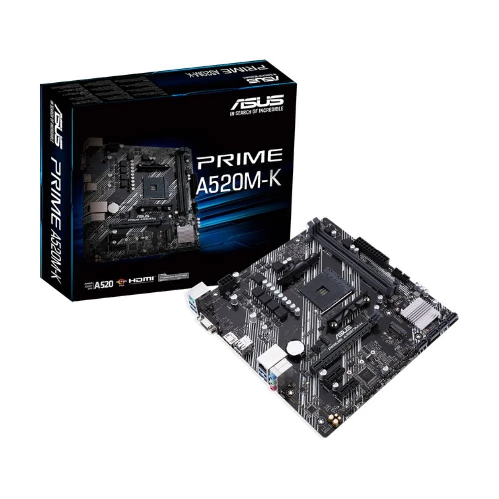 เมนบอร์ด ASUS Prime A520M-K AM4