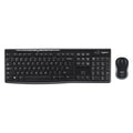เมาส์และคีย์บอร์ดไร้สาย Logitech Wireless Mouse + Keyboard MK270r Black (TH/EN)